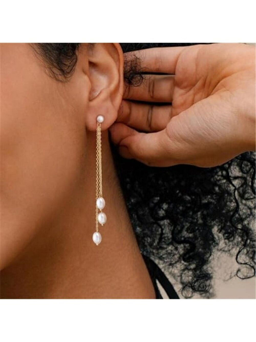 Dangle Earrings for Women - 14K Gold Plated Statement Drop Earrings